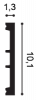 Молдинг SX163 SQUARE