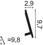 Плинтус SX179 DIAGONAL
