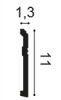 Плинтус SX105