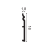 Плинтус напольный SX206 CONTOUR